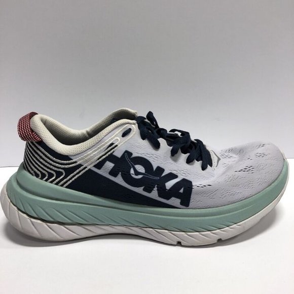 Hoka One One Men’s Carbon X, White/Multi Running Shoes, Size 8M. - Picture 1 of 7